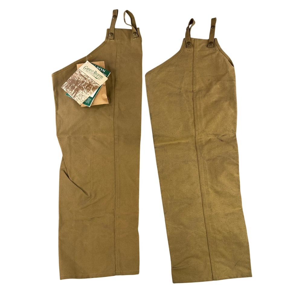 Filson Oil Finish Single Tin Chaps Mens Regular Tan Style 22 USA Made